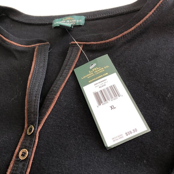 LAUREN JEANS CO. Long Sleeve Knit Top NWT Size XL - Picture 6 of 6